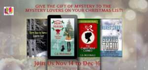 banner of Christmas Mystery spotlight tour books